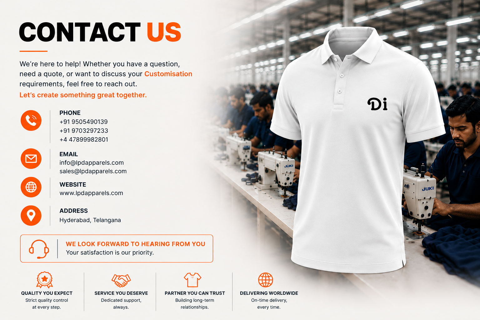 100% Polyester T-Shirts